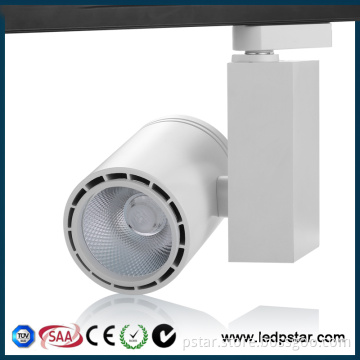 High power 3 circuit 20w 30w 40w pink color led track light for meat store
